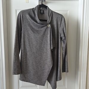 Bobeau Silver Textured Cardigan Ships Only With Bundle